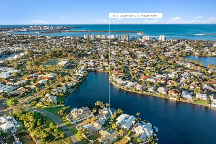 Main view of Homely house listing, 55 Sir Joseph Banks Drive, Pelican Waters QLD 4551