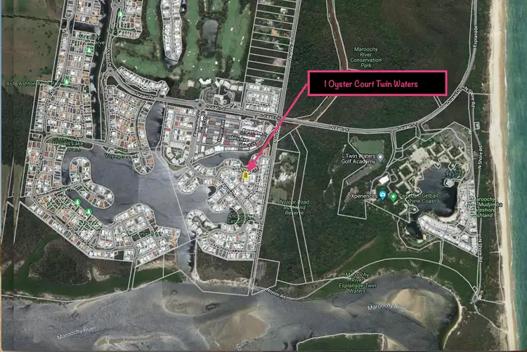 Second view of Homely land listing, 1 Oyster Court, Twin Waters QLD 4564