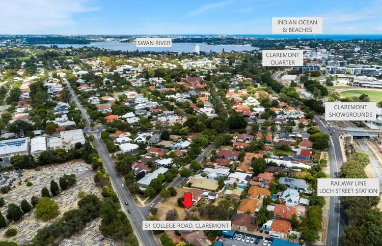 Main view of Homely land listing, 51A College Road, Claremont WA 6010