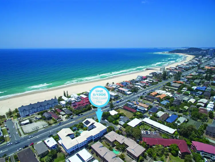 Main view of Homely unit listing, 5/1306 Gold Coast Highway, Palm Beach QLD 4221