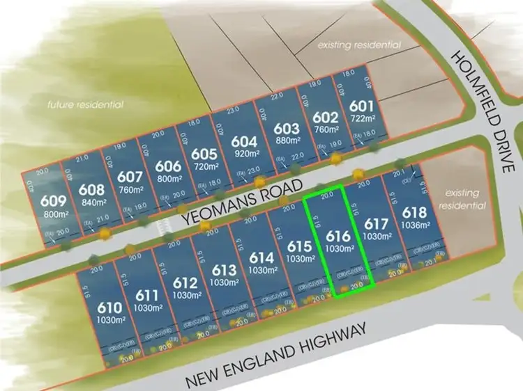Fourth view of Homely land listing, 616 The Foothills Estate, Armidale NSW 2350