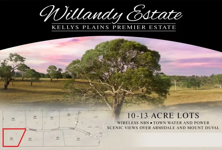 Main view of Homely land listing, LOT 204, 79 Parsons Close, Armidale NSW 2350