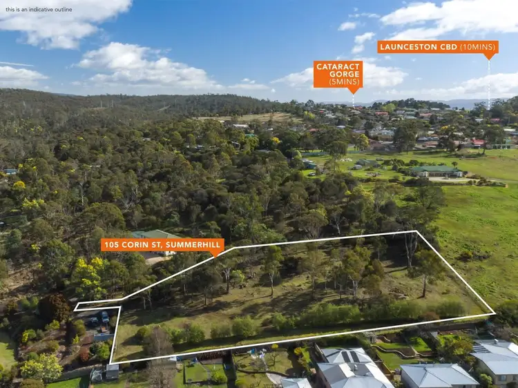 Main view of Homely land listing, 105 Corin Street, Summerhill TAS 7250