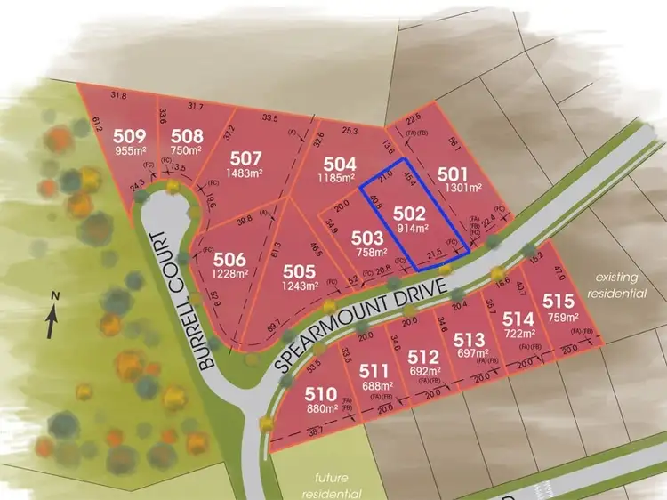 Main view of Homely land listing, 502 The Foothills Estate, Armidale NSW 2350