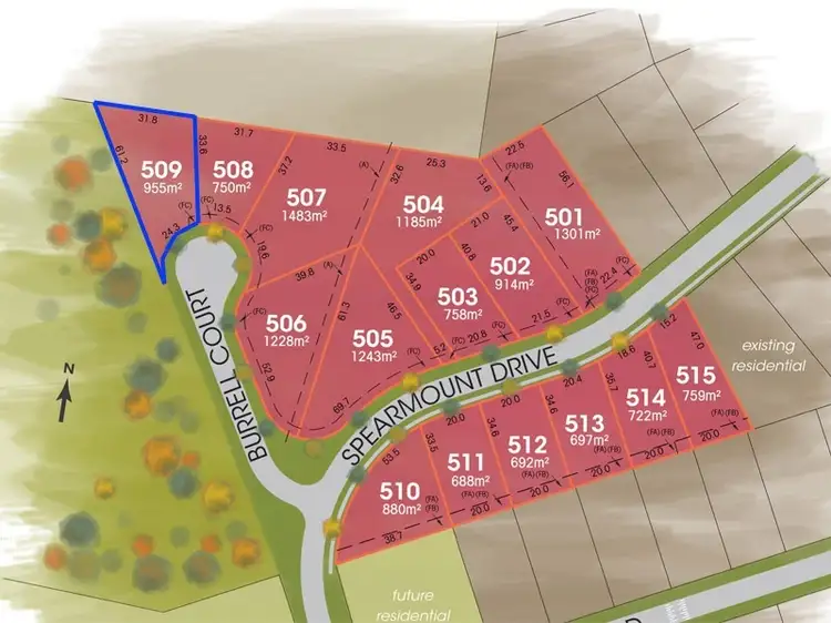 Main view of Homely land listing, Lot 509 The Foothills Estate, Armidale NSW 2350