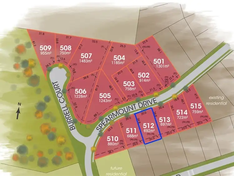 Main view of Homely land listing, 512 The Foothills Estate, Armidale NSW 2350