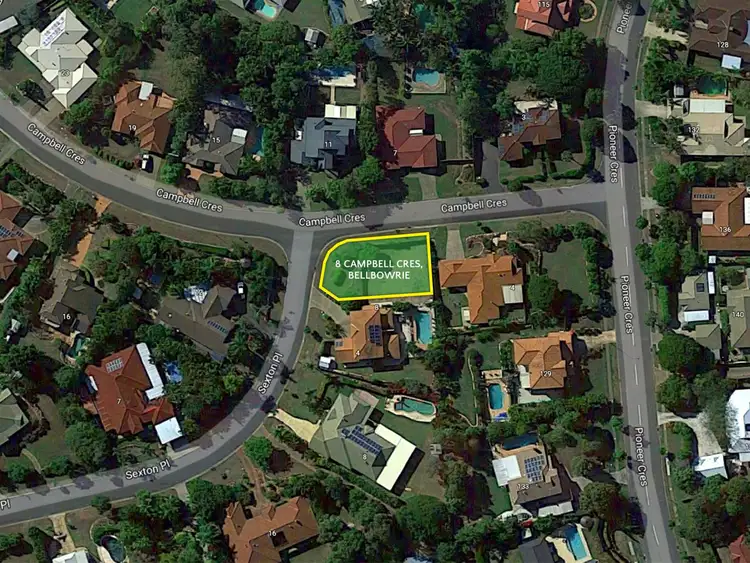 Second view of Homely land listing, 8 Campbell Crescent, Bellbowrie QLD 4070