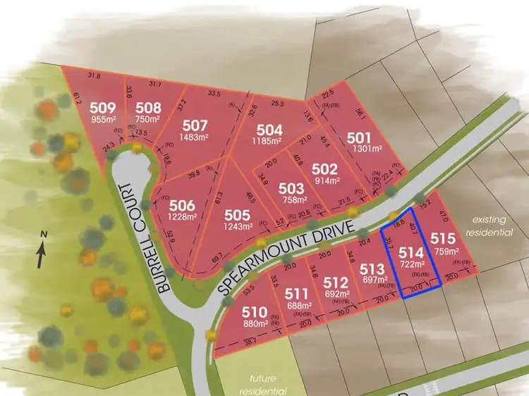 Main view of Homely land listing, 514 The Foothills Estate, Armidale NSW 2350