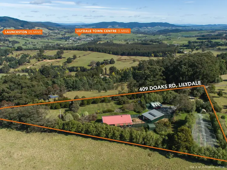 Main view of Homely house listing, 409 Doaks Road, Lilydale TAS 7268