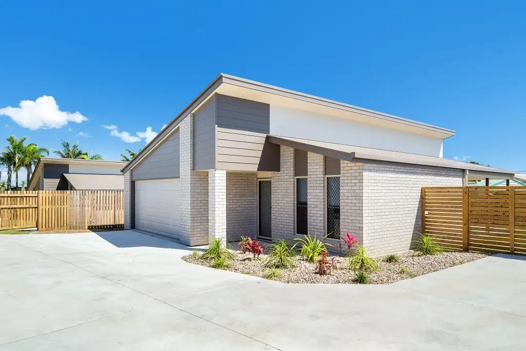 Main view of Homely semi-detached listing, 1 & 2/5 Jovi Court, Scarness QLD 4655