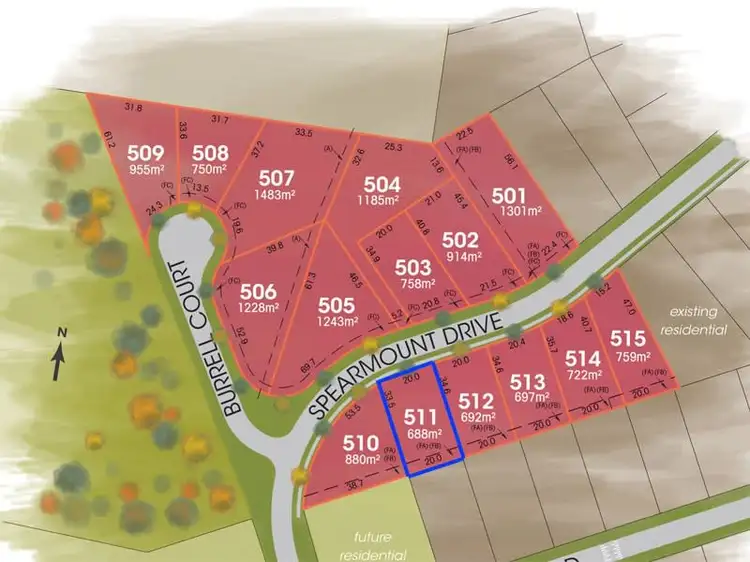 Main view of Homely land listing, 511 The Foothills Estate, Armidale NSW 2350