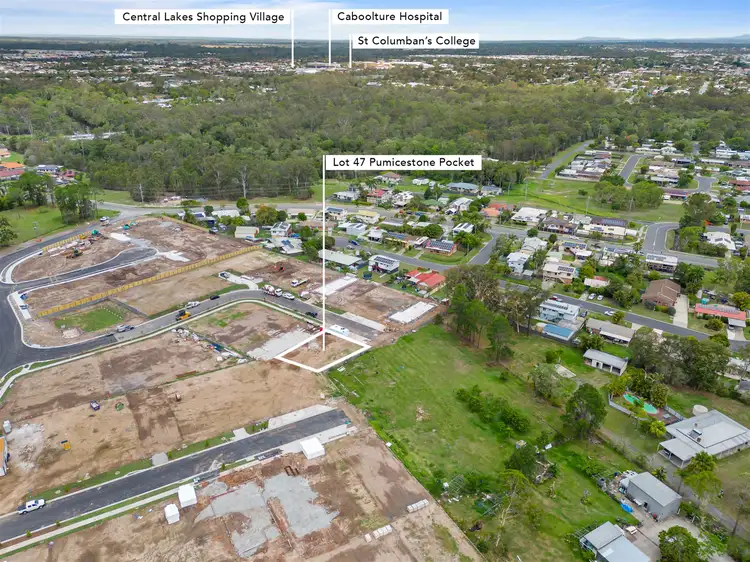 Main view of Homely land listing, Lot 47 Curlew Street, Caboolture QLD 4510