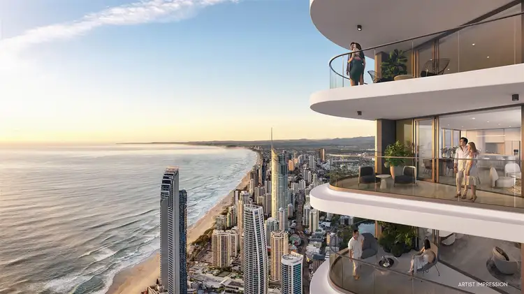 Second view of Homely apartment listing, 8005/3 Cypress Avenue, Surfers Paradise QLD 4217