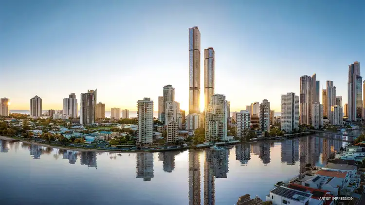 Third view of Homely apartment listing, 8005/3 Cypress Avenue, Surfers Paradise QLD 4217