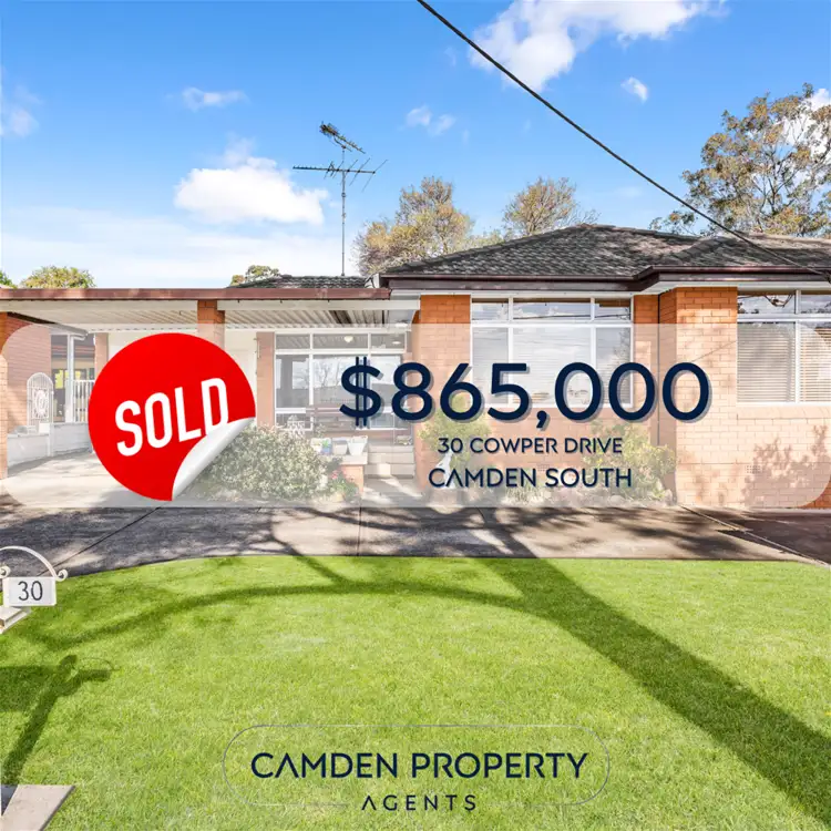 Main view of Homely house listing, 30 Cowper Drive, Camden South NSW 2570