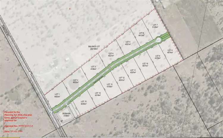 Main view of Homely land listing, Address available on request