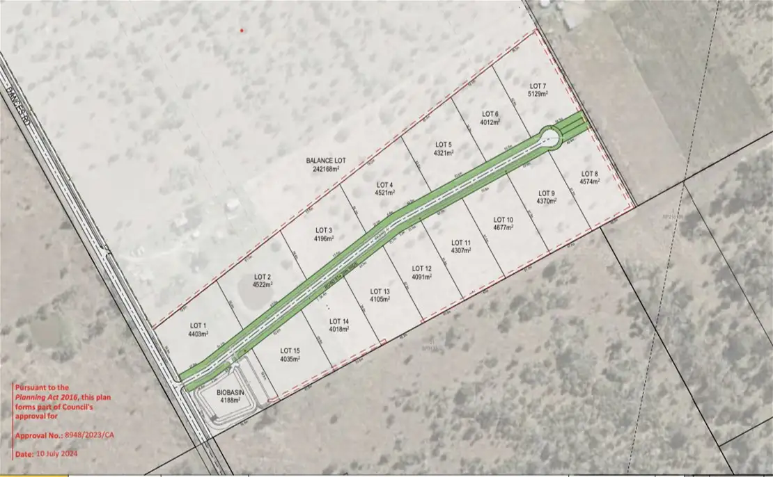 Main view of Homely land listing, Address available on request