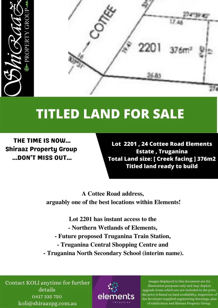 Second view of Homely land listing, 24 Cottee Road , Elements Estate, Truganina VIC 3029