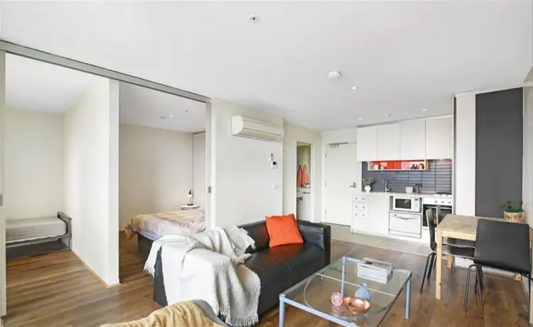 Third view of Homely apartment listing, 802/253 Franklin Street, Melbourne VIC 3000