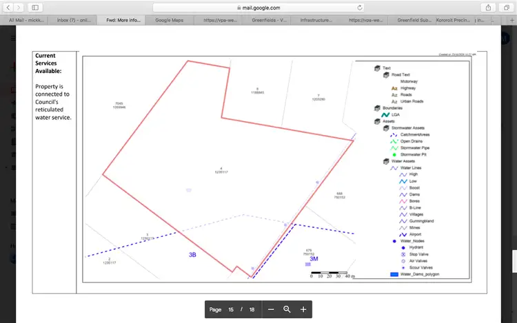 Third view of Homely land listing, Address available on request