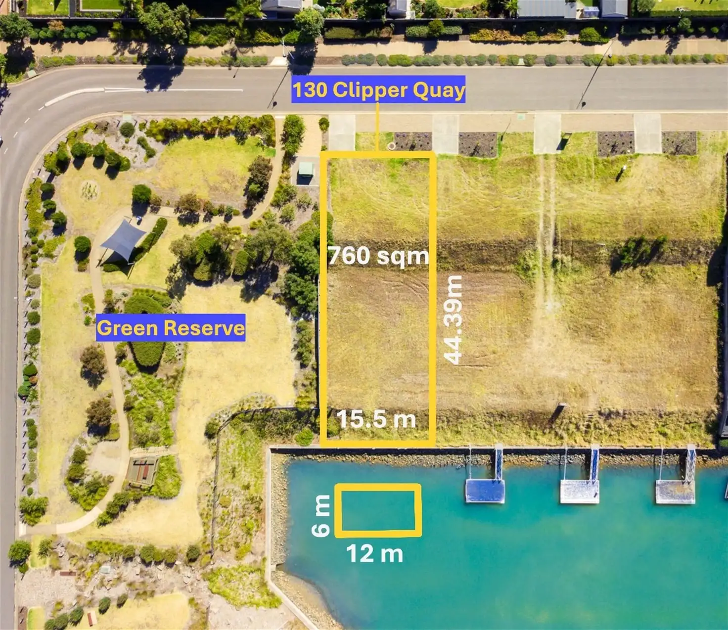 Main view of Homely land listing, 130 Clipper Quay, Safety Beach VIC 3936