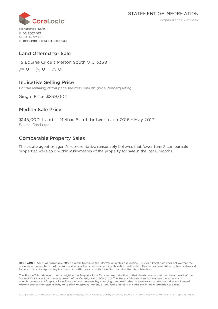 Second view of Homely land listing, 15 Equine Circuit, Melton South VIC 3338