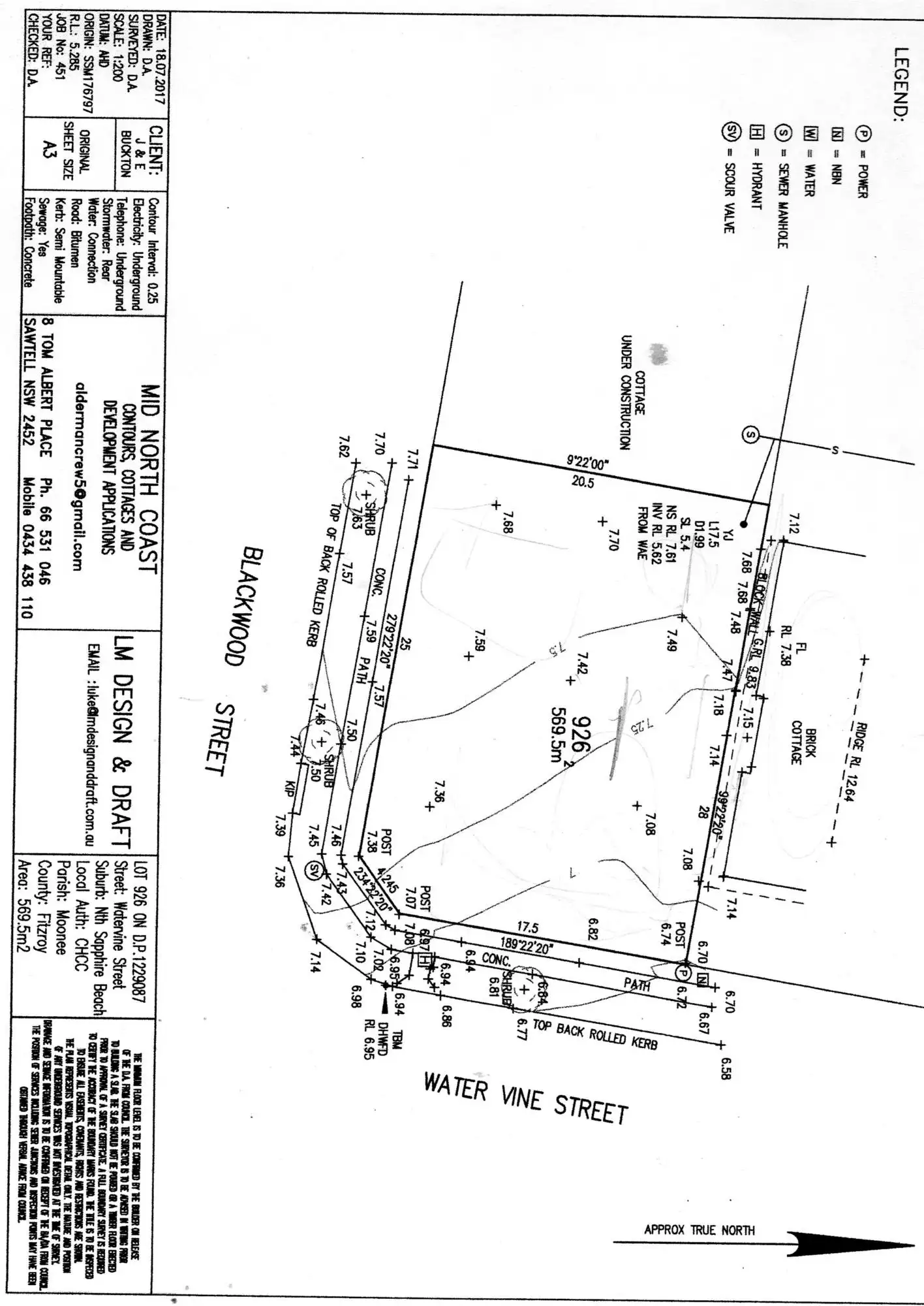 Main view of Homely land listing, 3 Blackwood Street, Sapphire Beach NSW 2450