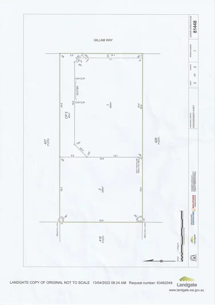 Fifth view of Homely land listing, 43A Gillam Way, Beechboro WA 6063
