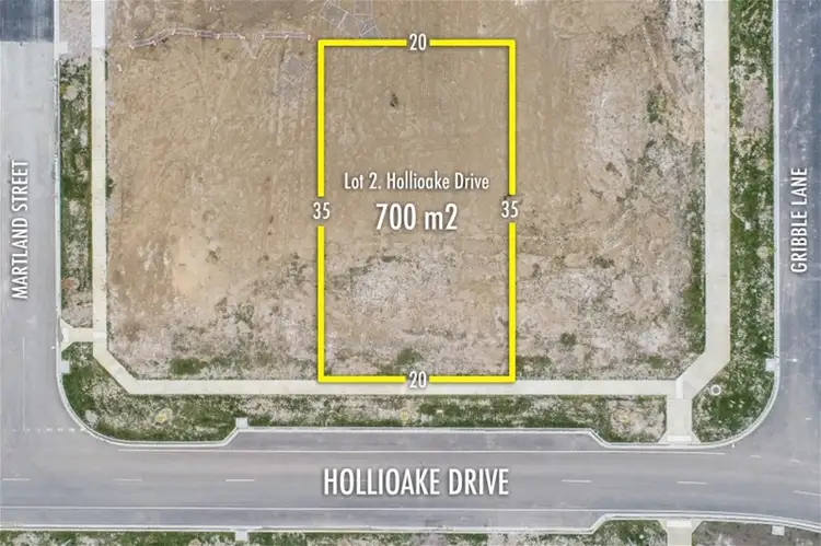 Main view of Homely land listing, Lot 2 Hollioake Drive, Lucas VIC 3350