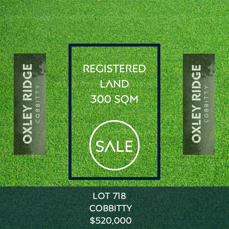 Lot 718 Olive Hill Dr, Cobbitty NSW 2570