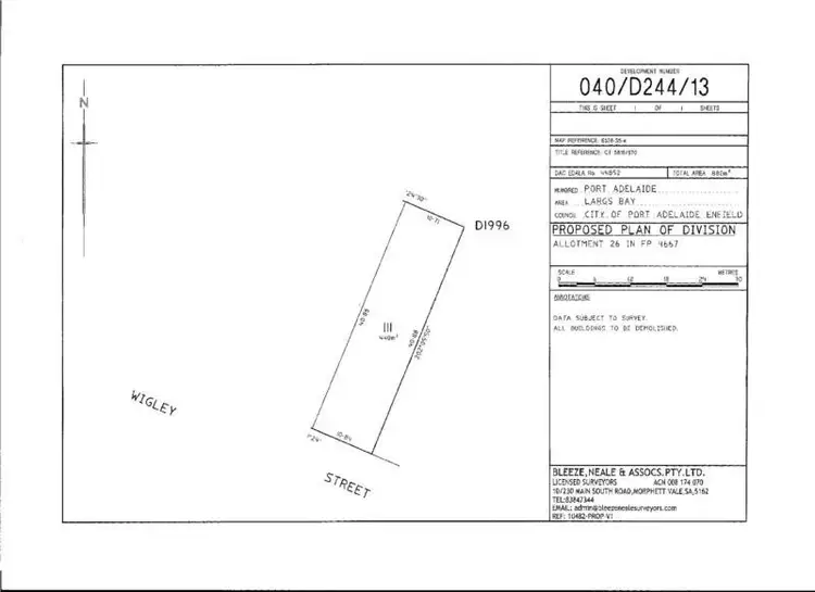 Third view of Homely land listing, 5 Wigley Street, Largs Bay SA 5016