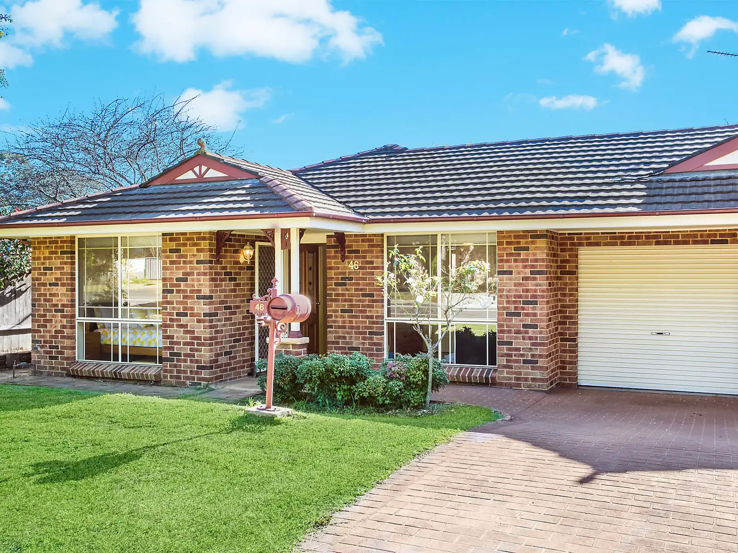 Main view of Homely villa listing, 46 Merino Drive, Elderslie NSW 2570