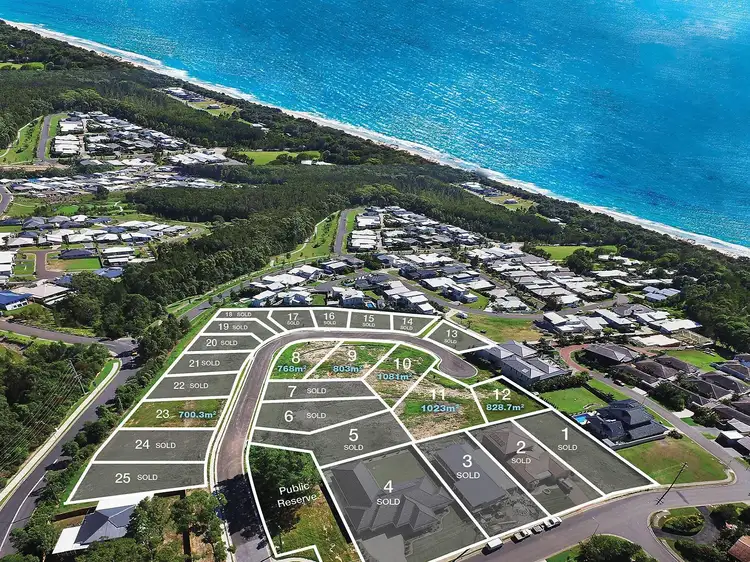 Main view of Homely land listing, Lot 23 Grandview Close, Sapphire Beach NSW 2450