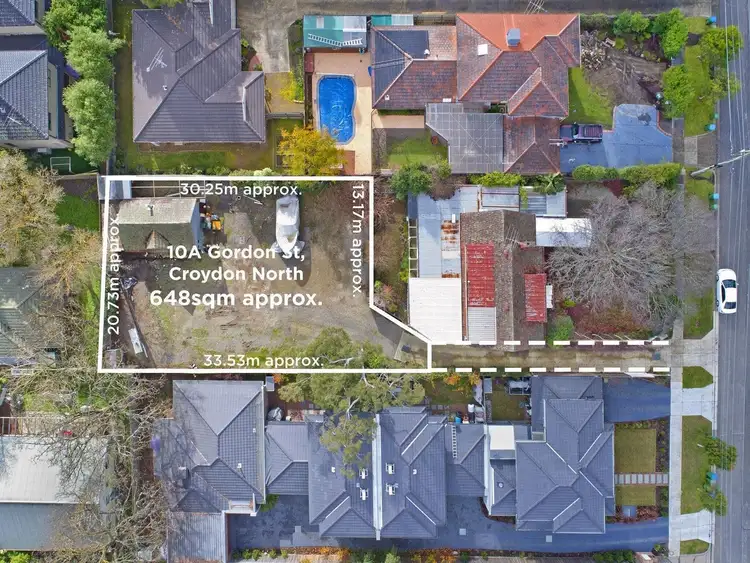 Second view of Homely land listing, 10A Gordon Street, Croydon VIC 3136
