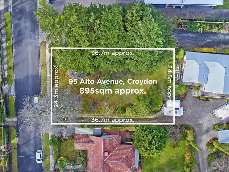 Second view of Homely land listing, 95 Alto Avenue, Croydon VIC 3136