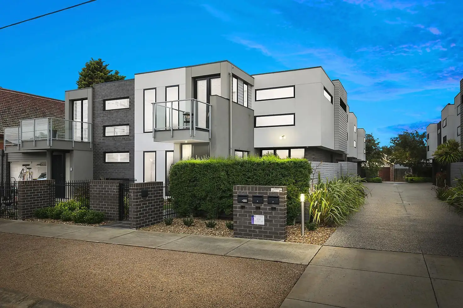 Main view of Homely townhouse listing, 1/24 St David Street, Rippleside VIC 3215