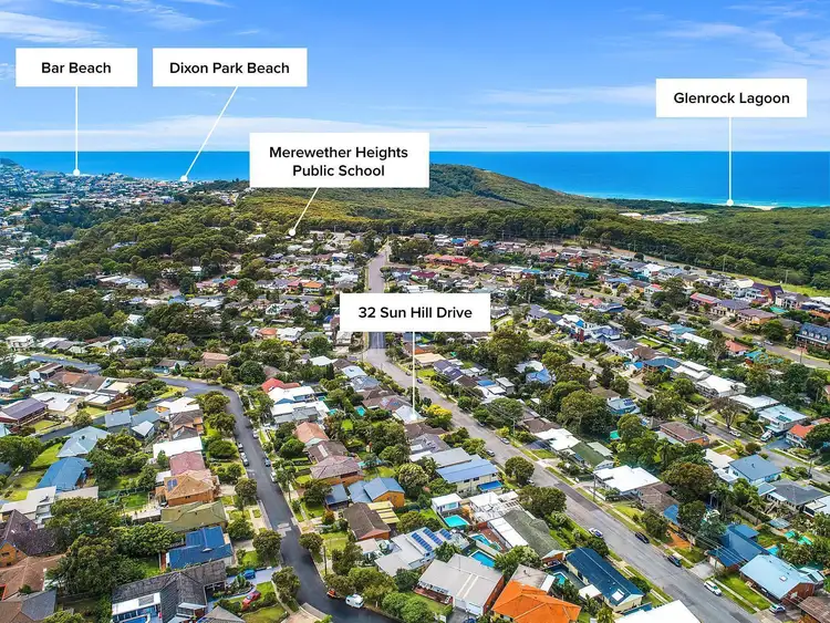Second view of Homely house listing, 32 Sun Hill Drive, Merewether Heights NSW 2291