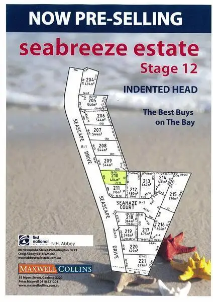Main view of Homely land listing, Lot/210 Annmaree Drive, Indented Head VIC 3223
