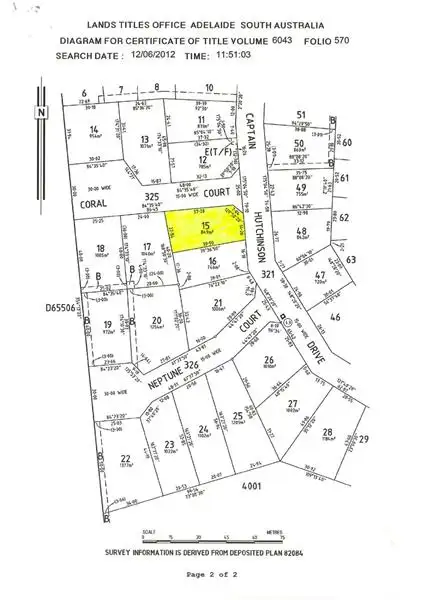 Third view of Homely land listing, LOT 15/1 Coral Court, Point Turton SA 5575