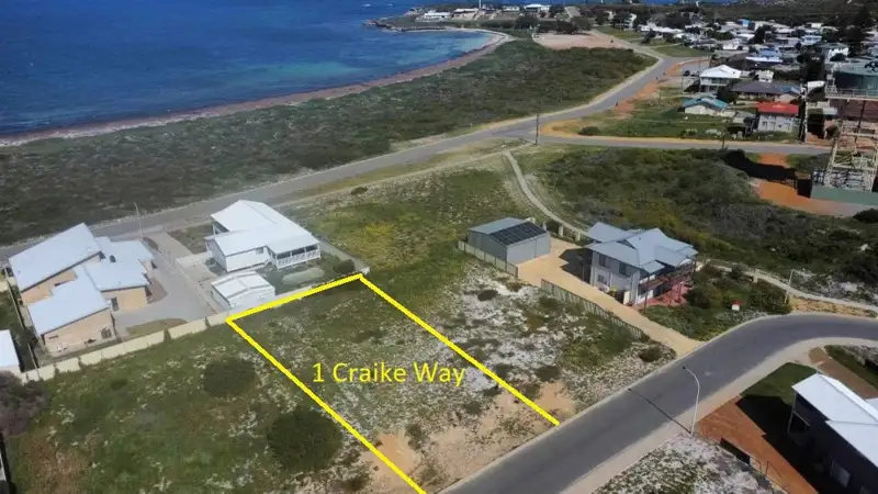 Main view of Homely land listing, 1 Craike Way, Green Head WA 6514