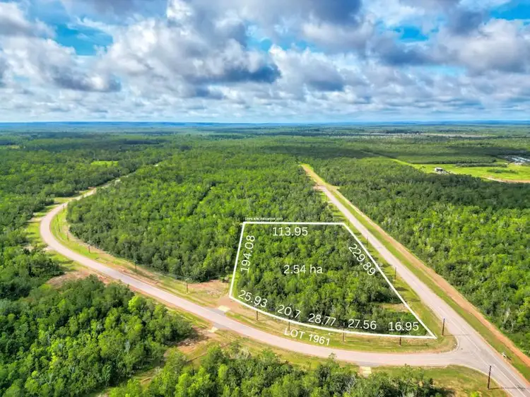 Main view of Homely land listing, Lot 1961, 108 Lee Moyes Road, Berry Springs NT 838