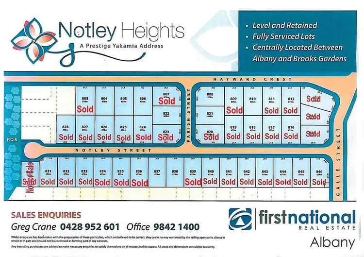 Main view of Homely land listing, 804 Hayward Crest, Albany WA 6330