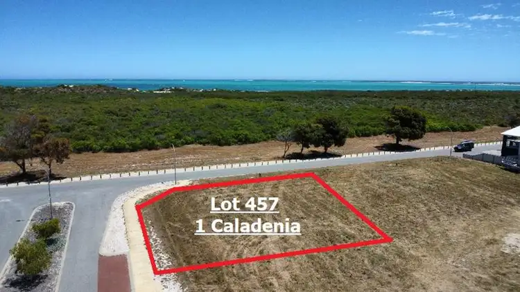 Main view of Homely land listing, LOT 457, 1 CALADENIA Way, Jurien Bay WA 6516