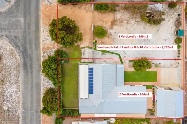 Main view of Homely house listing, 8 & 10 Verticordia Place, Jurien Bay WA 6516