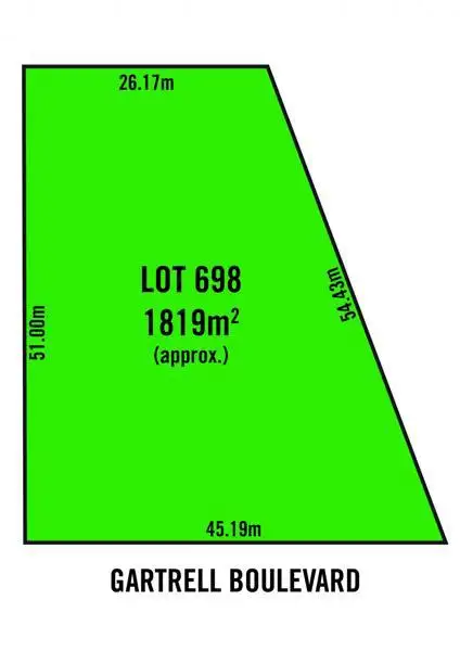 Sixth view of Homely land listing, LOT 698, 67 Gartrell Boulevard, Craigburn Farm SA 5051