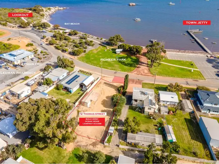 Main view of Homely land listing, 72 Thomas Street, Leeman WA 6514