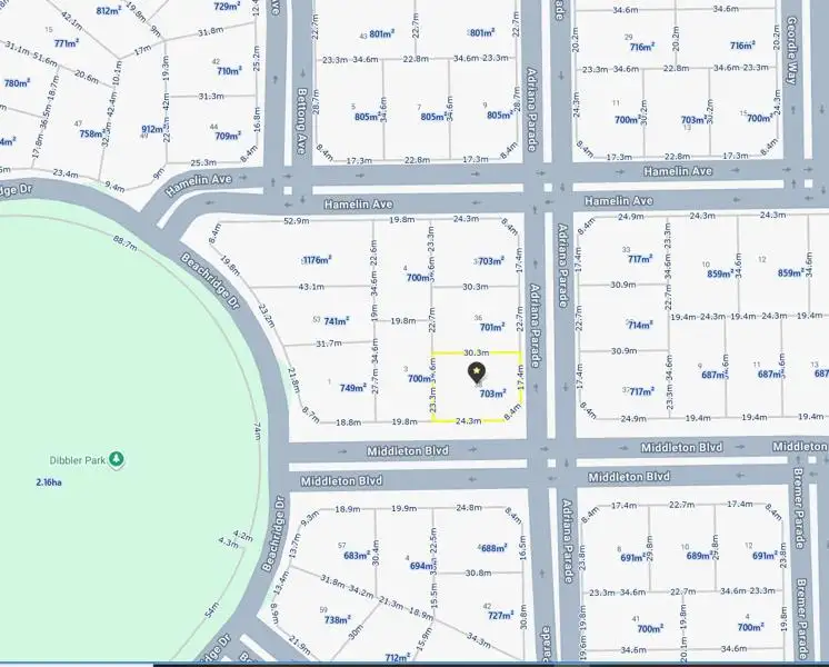 Third view of Homely land listing, LOT 786, 38 Adriana Parade, Jurien Bay WA 6516