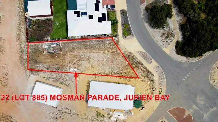 Second view of Homely land listing, LOT 885, 22 Mosman Parade, Jurien Bay WA 6516