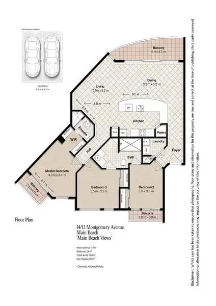 Fifth view of Homely apartment listing, 14/13 Montgomery Avenue, Main Beach QLD 4217