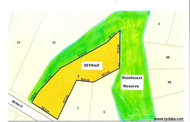 Seventh view of Homely land listing, LOT 64/9 Bicton Close, Bingil Bay QLD 4852